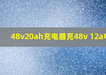 48v20ah充电器充48v 12a电池